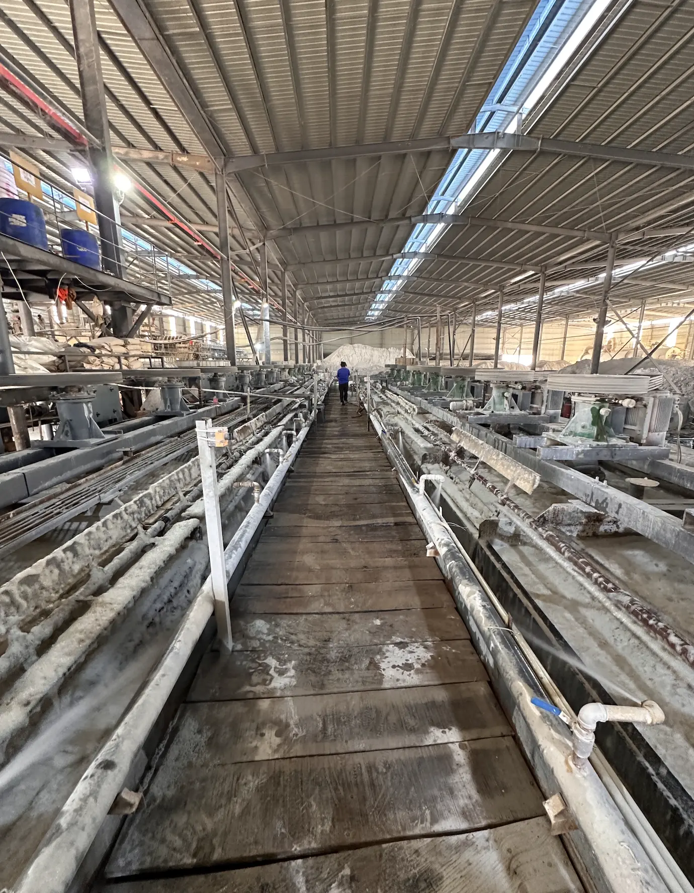 Bolin beneficiation plant and flotation lines